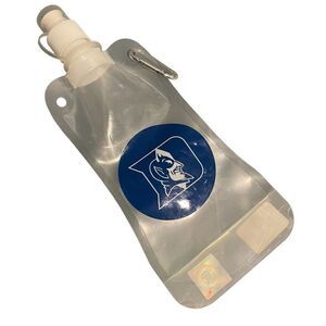 Duke University Blue Devils Water Bottle Standing Pouch 16 Ounces Never Used